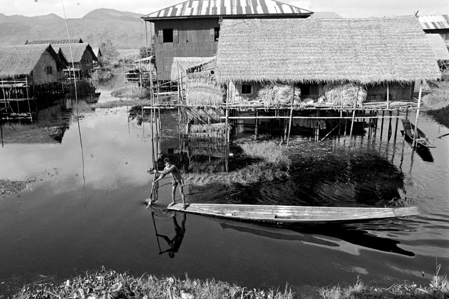 Helon Village 2008: a stilt-house village on southern Inle Lake.